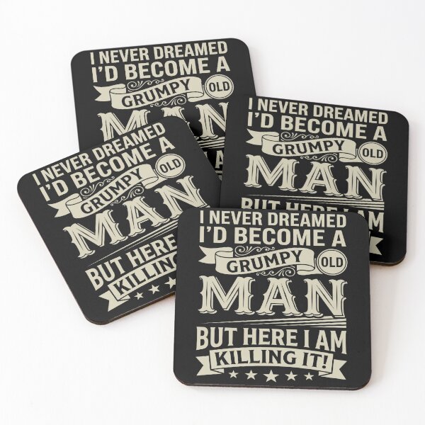 Item preview, I Never Dreamed I’d Become A Grumpy Old Man Funny Vintage designed and sold by CCChillingfrog.