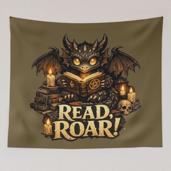 Item preview, Read Roar Dragon Tales - Cute Fantasy Dragon Reading Book designed and sold by EchoPrint Co..