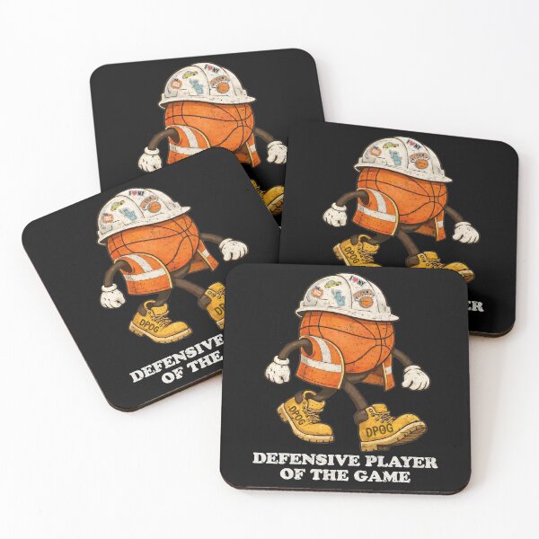 Item preview, Defensive Player Of The Game NY Basketball Vintage Cartoon designed and sold by CCChillingfrog.