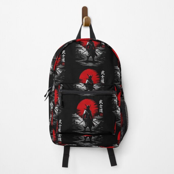 Item preview, Dark Samurai Warrior Under Red Sun – Japanese Anime Aesthetic Design designed and sold by Bhaskar Digital Art.