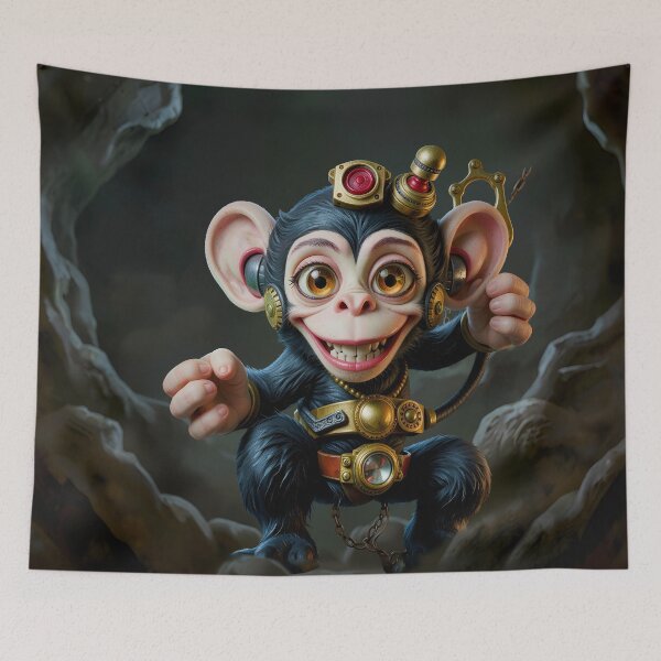 Item preview, Clockwork Cavekeeper – The Whispering Monkey  designed and sold by nicky2342.