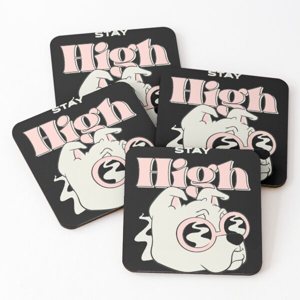 Item preview, Stay High Funny Bulldog - Retro Chill Dog Art designed and sold by GenZFashion000.
