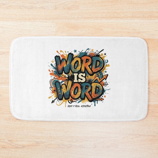 Item preview, Word is Word - Urban Street Art Typography designed and sold by Alta-store.