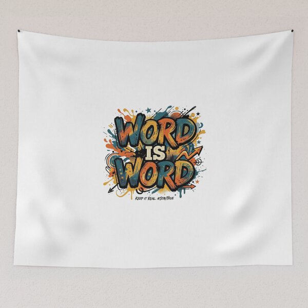 Item preview, Word is Word - Urban Street Art Typography designed and sold by Alta-store.