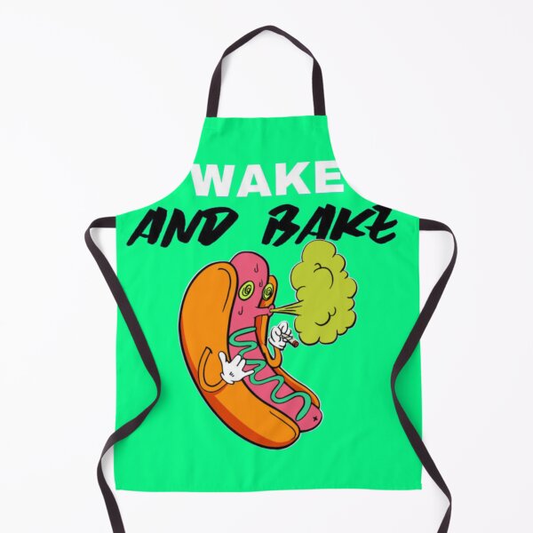Item preview, Wake and Bake Hot Dog - Funny Stoner Food Pun designed and sold by GenZFashion000.