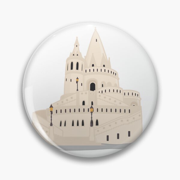 Item preview, Fisherman’s Bastion Budapest – Flat Cutout Landmark Design designed and sold by EmeraldeaDesign.