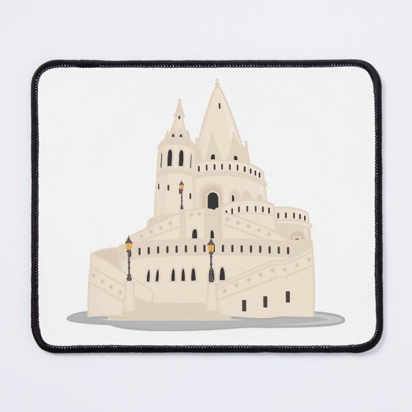 Item preview, Fisherman’s Bastion Budapest – Flat Cutout Landmark Design designed and sold by EmeraldeaDesign.