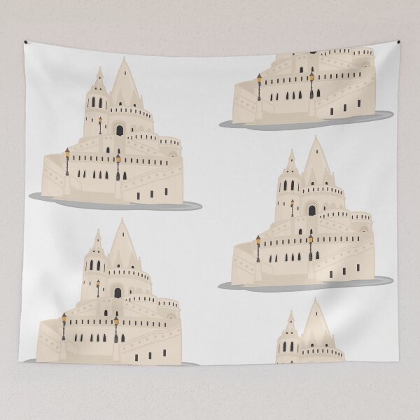 Item preview, Fisherman’s Bastion Budapest – Flat Cutout Landmark Design designed and sold by EmeraldeaDesign.