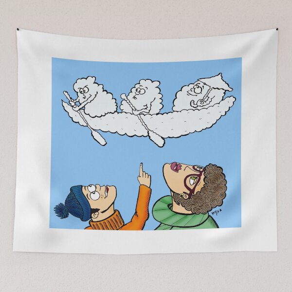 Item preview, Look Up! – Surreal Sky Observation Art designed and sold by MyxaART.
