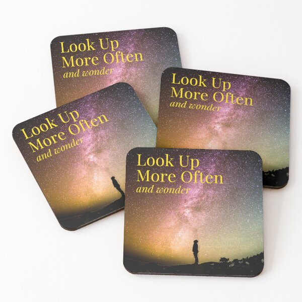 Item preview, Look Up More Often — Night Sky Stars Inspirational designed and sold by FoldedLight.