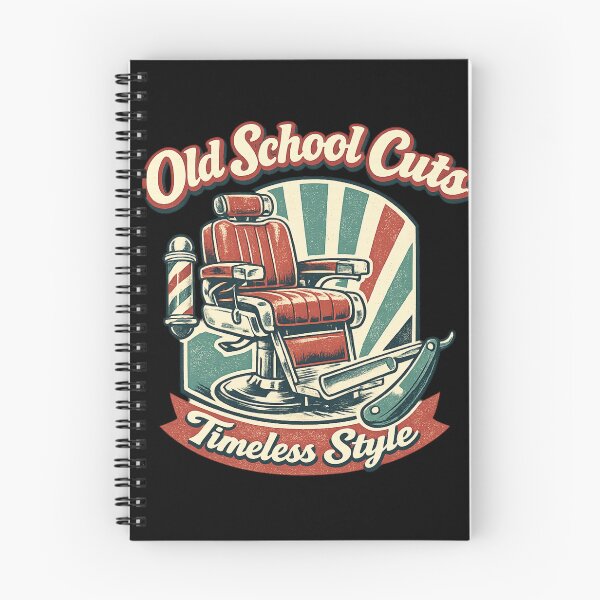 Item preview, Old School Barber Vintage Design – Classic Chair & Straight Razor Retro Badge, Timeless Style Barbershop Artwork designed and sold by Ladys-Gents.