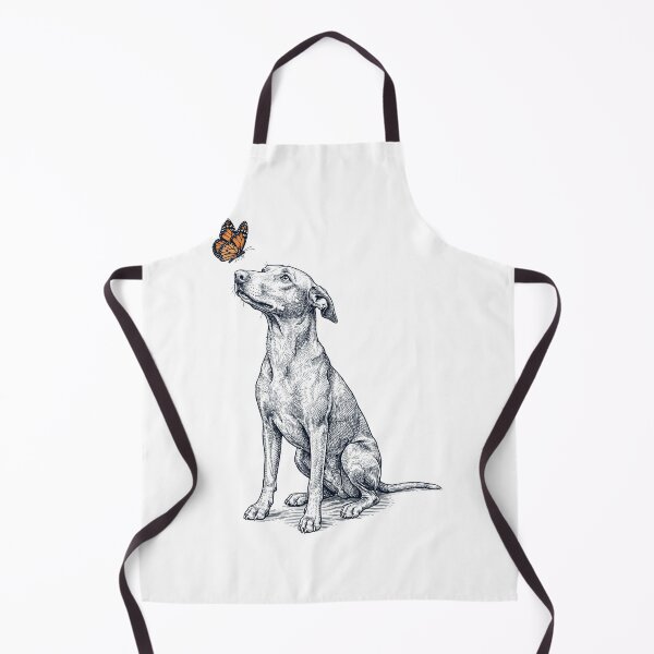 Item preview, Vintage Pharaoh Hound with Butterfly Dog Lover designed and sold by DoodleTortle.