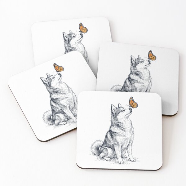 Item preview, Vintage Pomsky with Butterfly Dog Lover designed and sold by DoodleTortle.