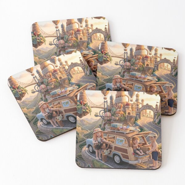Item preview, Journey to the City of Dreams - 3D Felt Fantasy designed and sold by CVND-Studio.
