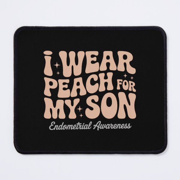Item preview, Endometrial Cancer Awareness Peach Ribbon Support Squad  designed and sold by sailorjessiArt.
