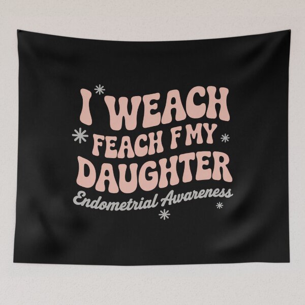 Item preview, Endometrial Cancer Awareness Peach Ribbon Support Squad designed and sold by sailorjessiArt.