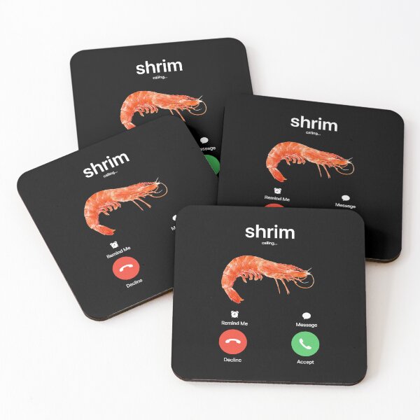 Item preview, Shrim is Calling Meme Misspelled Decline Accept designed and sold by DillonHuerta.