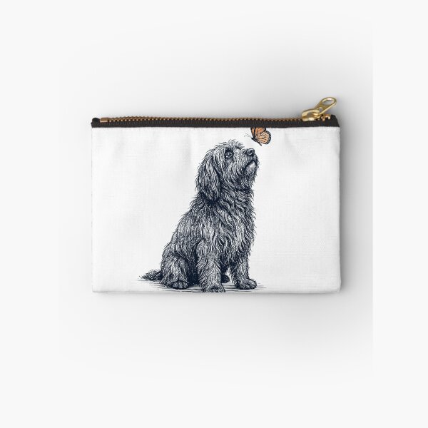 Item preview, Vintage Puli with Butterfly Dog Lover designed and sold by DoodleTortle.