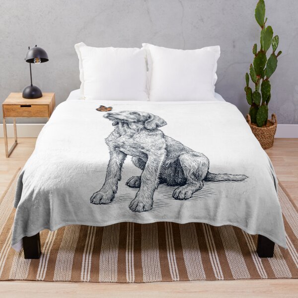 Item preview, Vintage Spinone Italiano with Butterfly Dog Lover designed and sold by DoodleTortle.