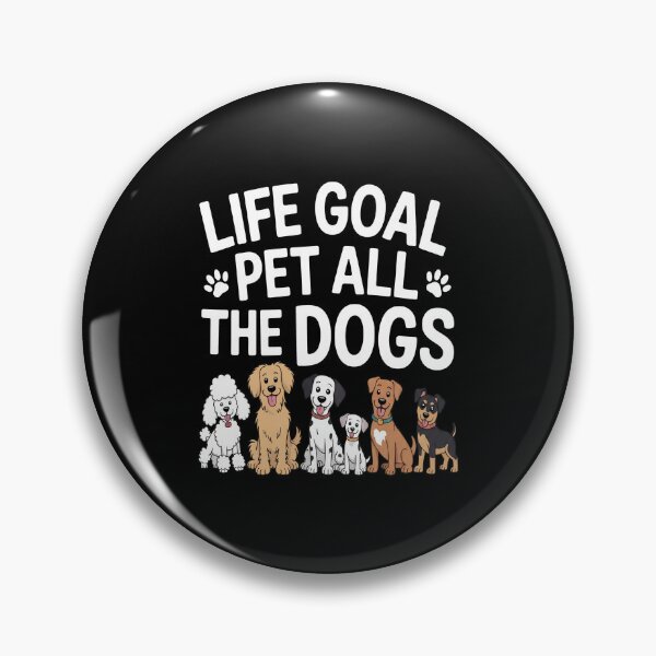 Item preview, Life Goal Pet All The Dogs Cute Cartoon Pups designed and sold by OlyvieArt.