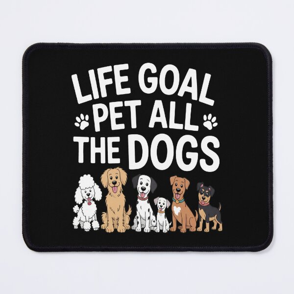 Item preview, Life Goal Pet All The Dogs Cute Cartoon Pups designed and sold by OlyvieArt.