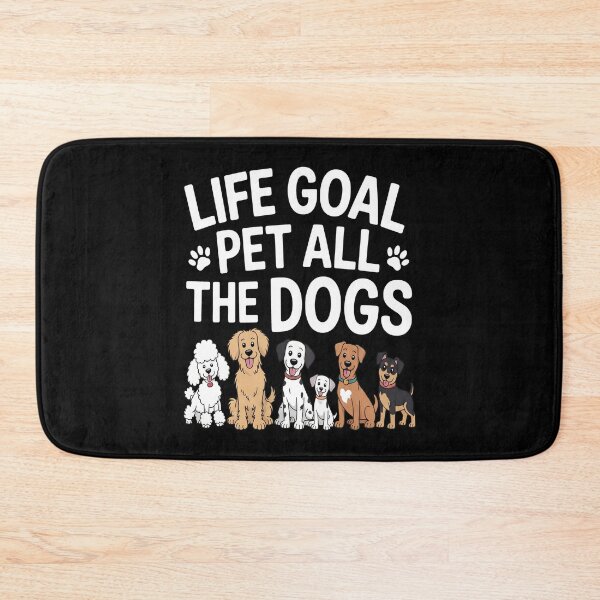 Item preview, Life Goal Pet All The Dogs Cute Cartoon Pups designed and sold by OlyvieArt.