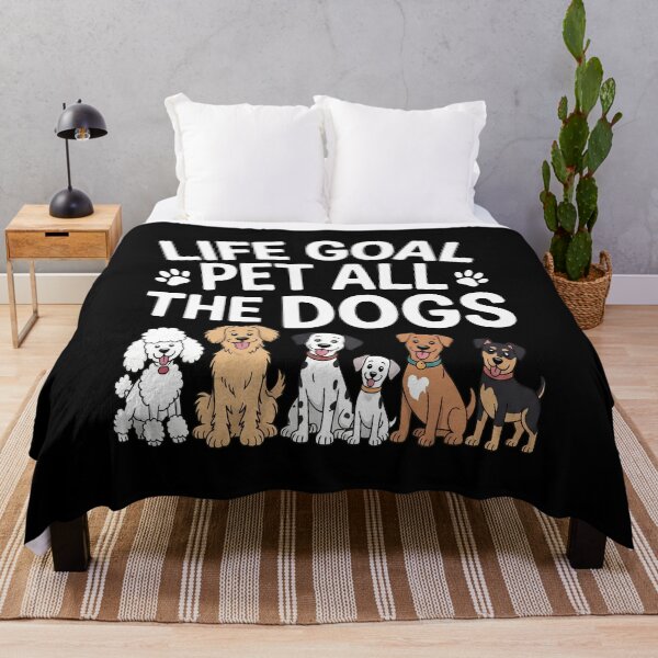 Item preview, Life Goal Pet All The Dogs Cute Cartoon Pups designed and sold by OlyvieArt.