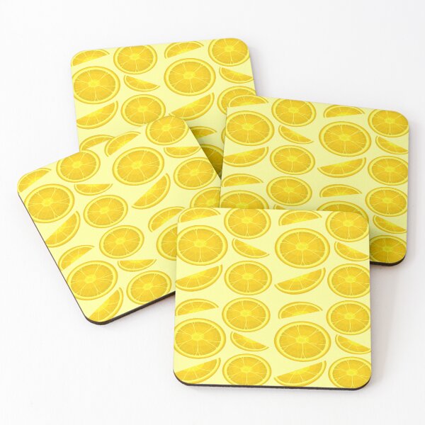 Aperçu de l'œuvre Motifs sans couture : Citron créée et vendue par MorayTime.