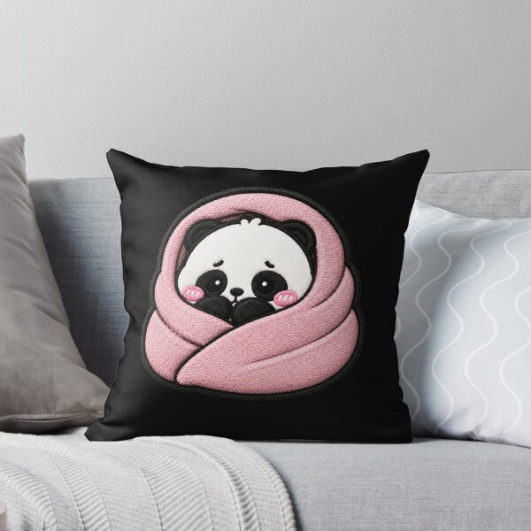 Item preview, Introvert Panda Embroidery Patch Cute Kawaii Chibi designed and sold by ColorSplash123.