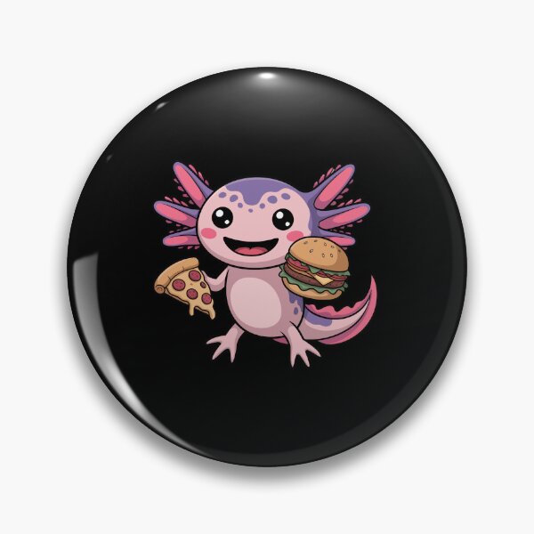 Item preview, Axolotl Enjoying Fast Food designed and sold by jkrphoto.