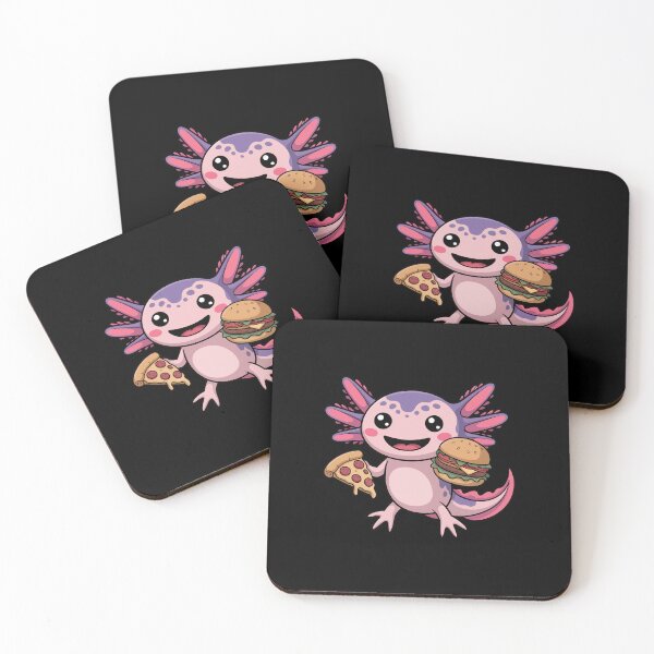 Item preview, Axolotl Enjoying Fast Food designed and sold by jkrphoto.