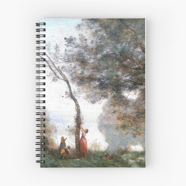 Item preview, Quiet Memory - Souvenir de Mortefontaine by Jean-Baptiste-Camille Corot (1864) designed and sold by The Quiet  Form.