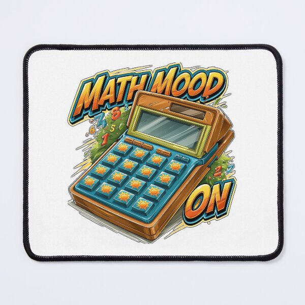 Item preview, Math Mood On Funny Retro Calculator Graphic for Teachers designed and sold by Marcikart.