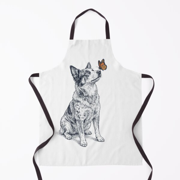 Item preview, Vintage Texas Heeler with Butterfly Dog Lover designed and sold by DoodleTortle.