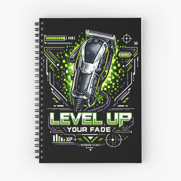 Item preview, Level Up Your Fade – Gaming Barber Clippers Pixel Glow Futuristic Neon Design designed and sold by Ladys-Gents.