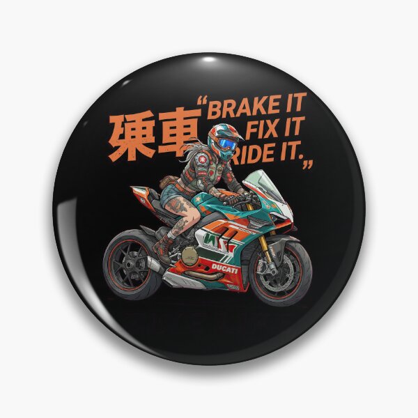 Item preview, Brake It Fix It Ride It Sport Rider Lifestyle Artwork designed and sold by enzoade.