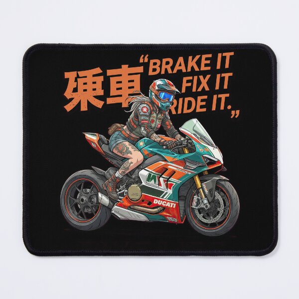 Item preview, Brake It Fix It Ride It Sport Rider Lifestyle Artwork designed and sold by enzoade.