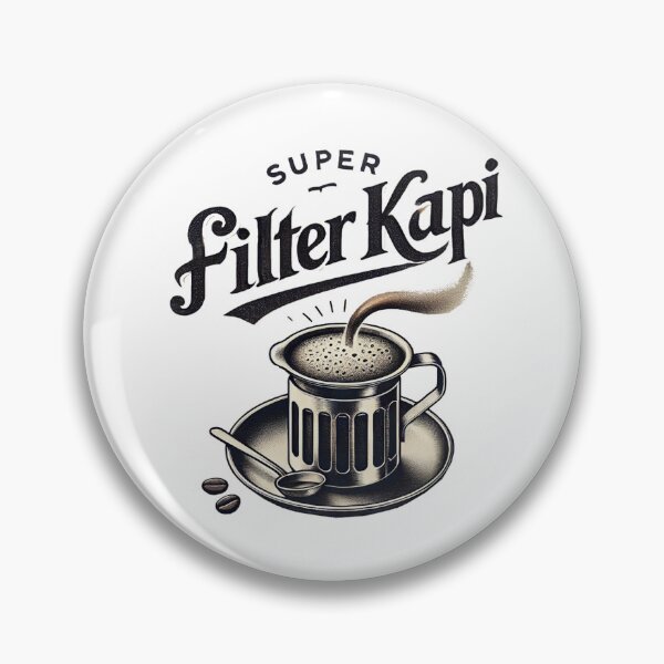 Item preview, Super Filter Kapi South Indian Coffee Lover Vintage designed and sold by Globalcitytees.
