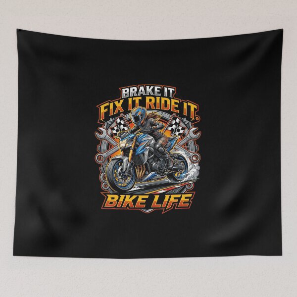 Item preview, Brake It Fix It Ride It Performance Bike Illustration designed and sold by enzoade.