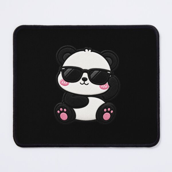 Item preview, Cool Panda Embroidery Patch Cute Kawaii Chibi designed and sold by ColorSplash123.
