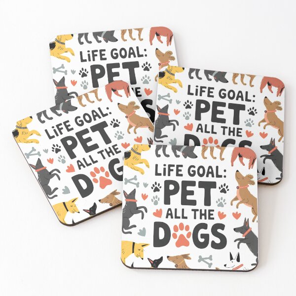 Item preview, Life Goal Pet All The Dogs Funny Dog Lover designed and sold by OlyvieArt.