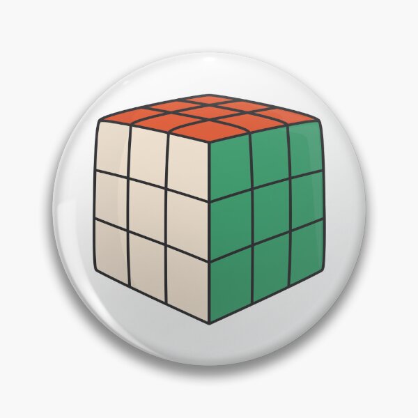 Item preview, Hungarian Rubik’s Cube – Flat Style Magyar Puzzle Design designed and sold by EmeraldeaDesign.