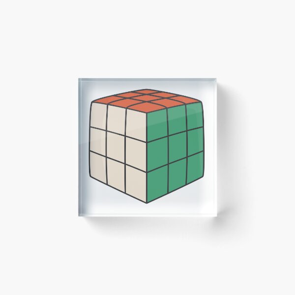 Item preview, Hungarian Rubik’s Cube – Flat Style Magyar Puzzle Design designed and sold by EmeraldeaDesign.