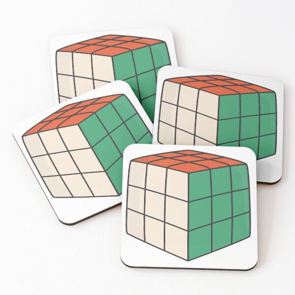 Item preview, Hungarian Rubik’s Cube – Flat Style Magyar Puzzle Design designed and sold by EmeraldeaDesign.