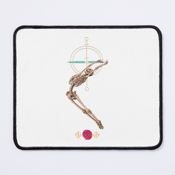 Item preview, Skeleton reaching through geometry designed and sold by m-yoga-store.