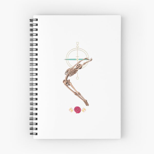 Item preview, Skeleton reaching through geometry designed and sold by m-yoga-store.