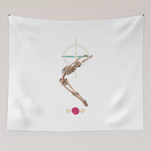 Item preview, Skeleton reaching through geometry designed and sold by Whimsy Trail Co.