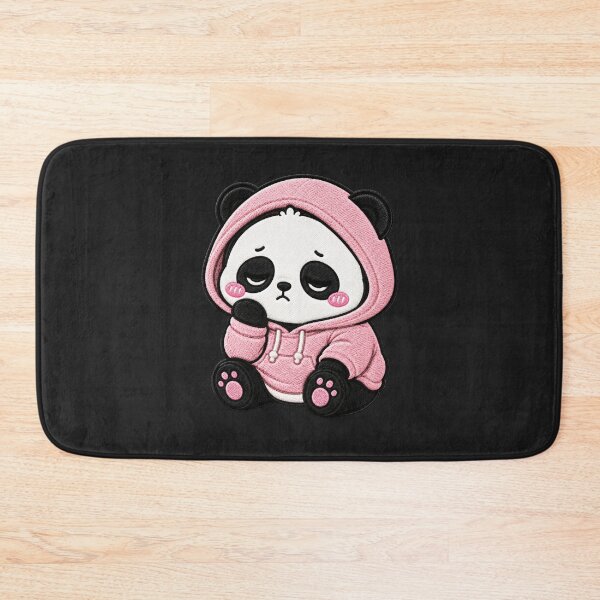 Item preview, Too Cute To Work Panda Embroidery Patch Kawaii designed and sold by ColorSplash123.