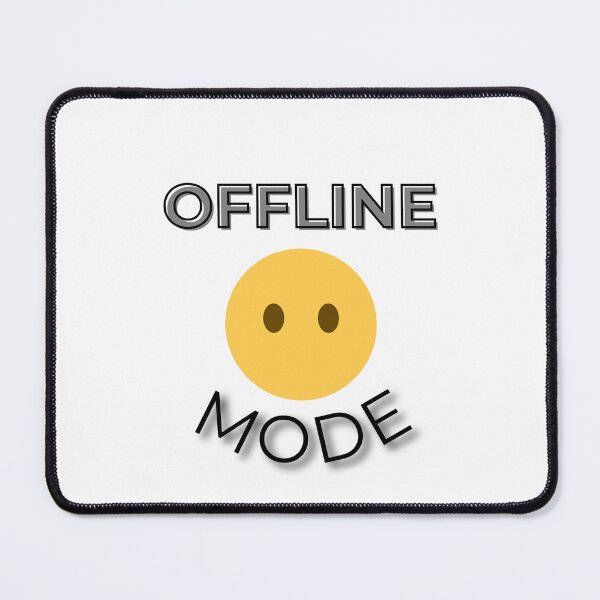 Item preview, Offline Mode Introvert Aesthetic Quote designed and sold by SoftSoul.co.