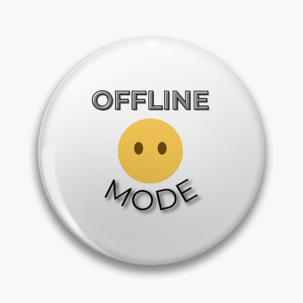 Item preview, Offline Mode Introvert Aesthetic Quote designed and sold by SoftSoul.co.